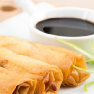 Mini crepes de legumes